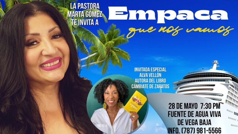 Arte promocional de Empaca que nos Vamos • Evento de Mujeres