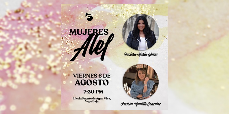 Arte promocional de Evento • Mujeres Alef