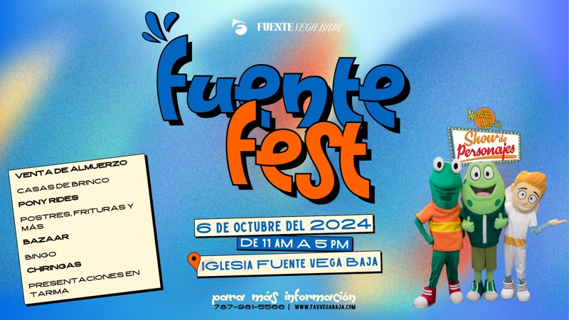 Arte promocional de Fuente Fest 2024