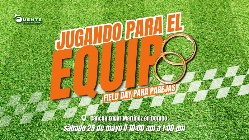 Arte promocional de Jugando para el Equipo || Field Day para Parejas