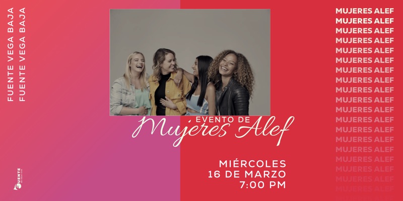 Arte promocional de Mujeres Alef