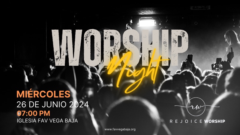 Arte promocional de Worship Night